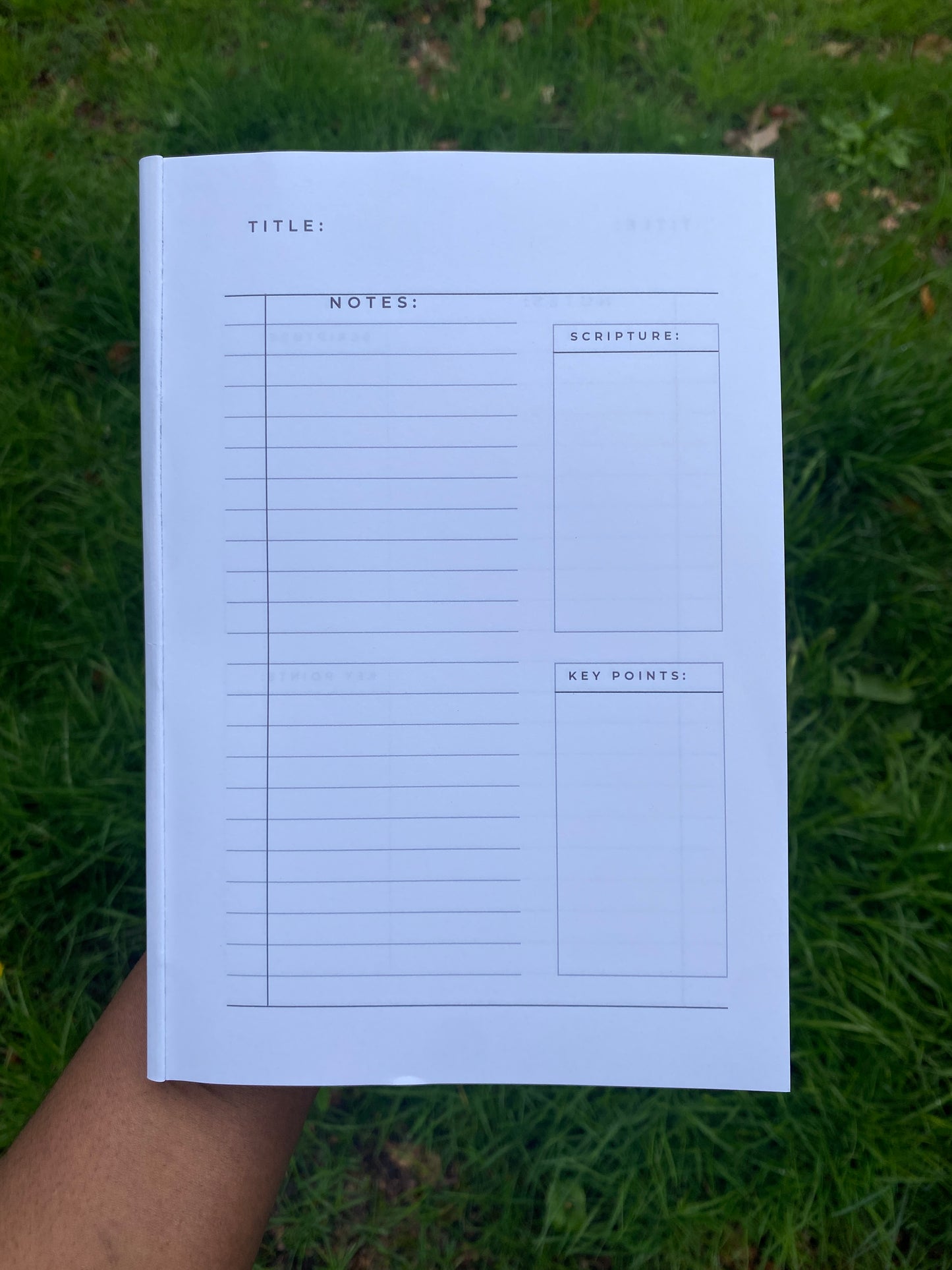 Sermon Notes