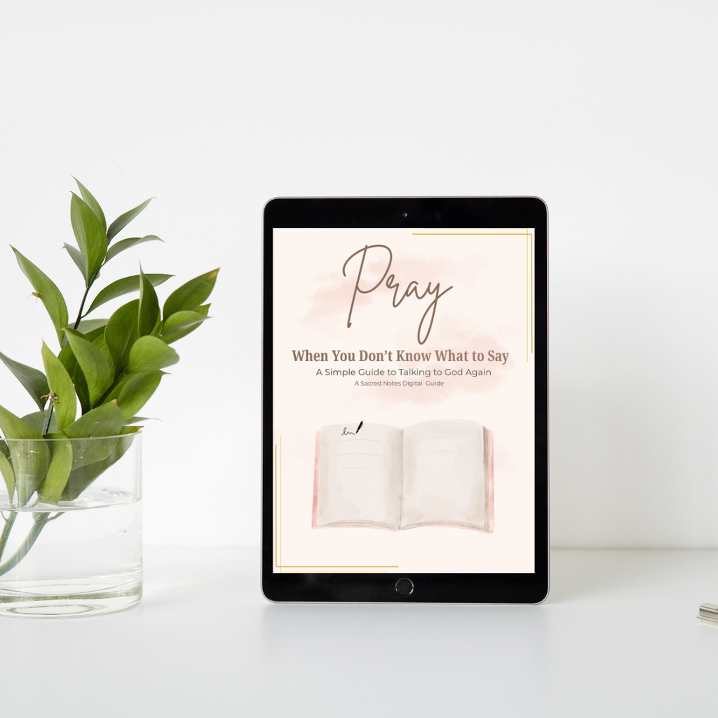 Pray When You Don’t Know What To Say | Guided Prayer Booklet